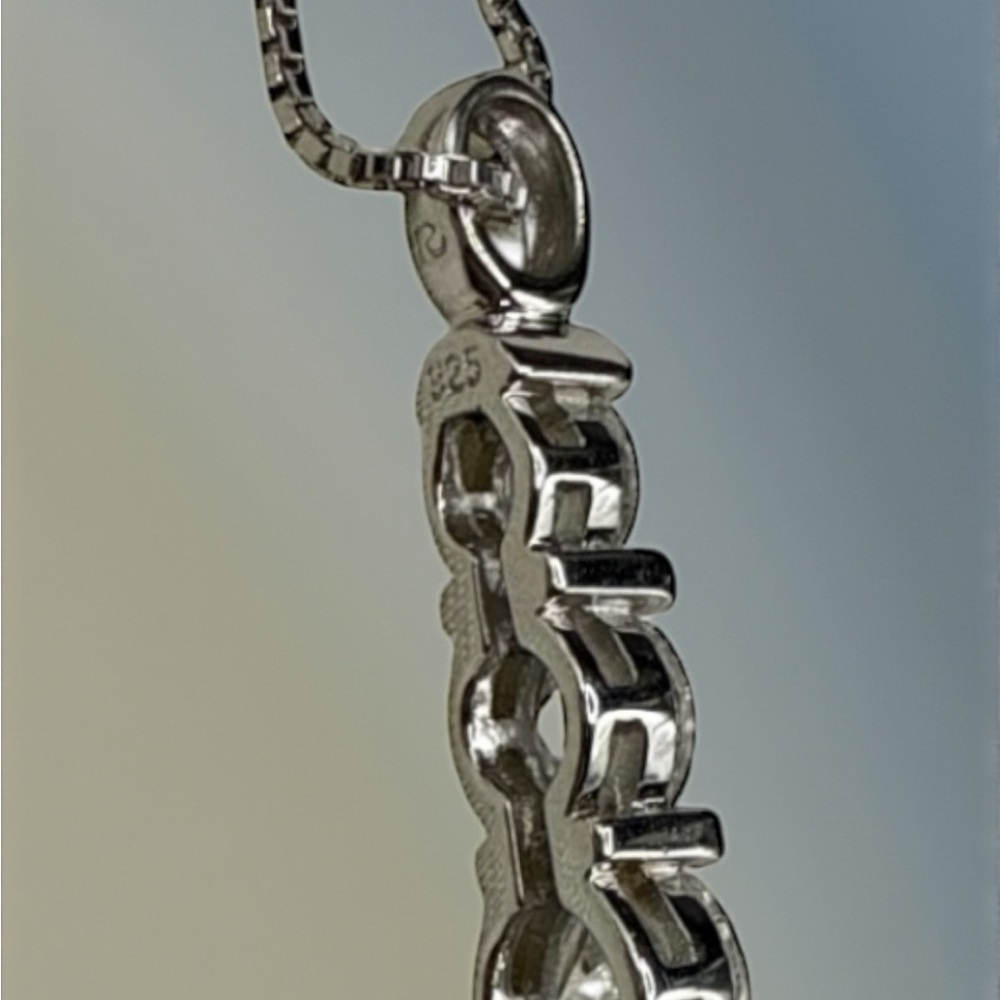 Sterling 925 “ The Journey Pendant Necklace “ stamped - Picture 3 of 4